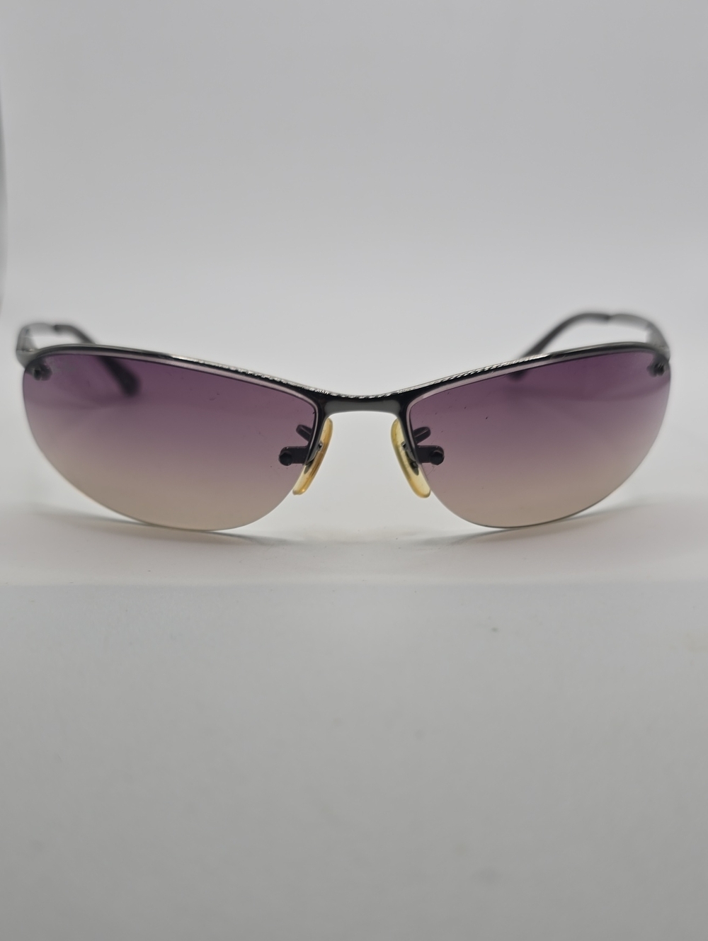 Ray Ban Gradient Purple Rimless Sunglasses